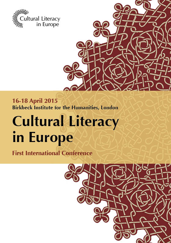 Cultural Literacy in Europe 16-18 April 2015